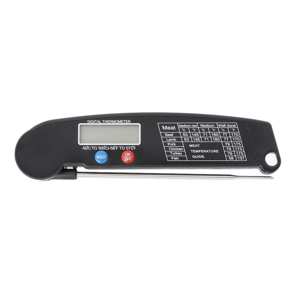 ZIYANZH Kitchen Thermometer Meat Digital Cooking Food Probe Folding