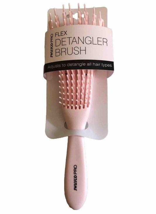 Swissco Pro Flex Detangler Brush (Pale Ballet Pink)