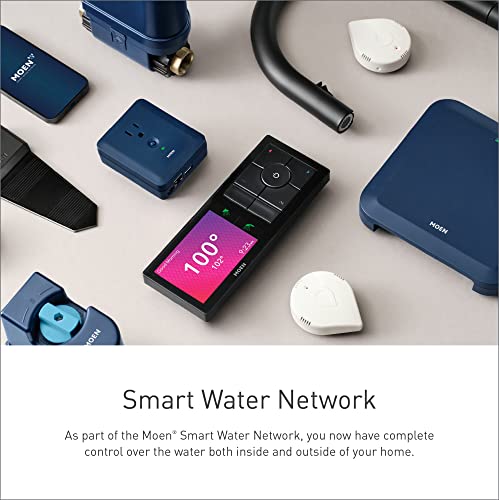 Moen 16-Zone Smart Sprinkler Controller, Wi-Fi Connectible Smart Irrigation System with Automatic Water Timer, WICNT016G1USA