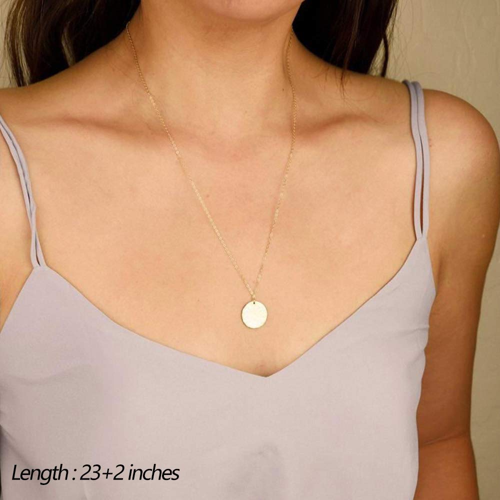 Layered Necklace Simulated Pearl Choker Bar Disc Necklace Handmade Choker Jewelry for Women Choker Necklaces for Women