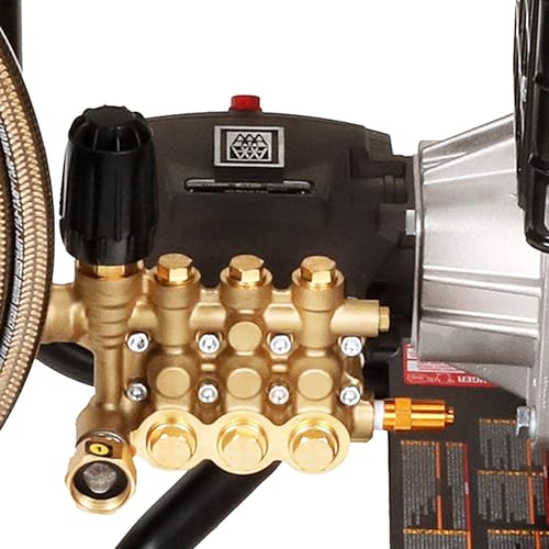 Simpson 4400 PSI Gas Pressure Washer, 4.0 GPM Commercial Power Washer, Cold Water, 50' Hose, PowerShot, 49-State Compliant (PS60843) - Black