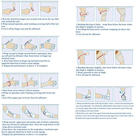 Self Adherent Cohesive Bandage 2" x5 Yards First Aid Bandages Stretch Sport Athletic Wrap Vet Tape for Wrist Ankle Sprain and Swelling,Black(24 Rolls)