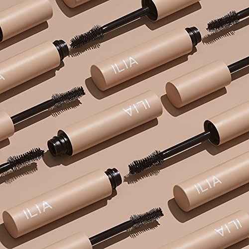 ILIA - Fullest Volumizing Mascara | Weightless, Buildable, Smudge + Flake-Free, Sensitive Eyes Safe | Full, Thick, Healthier Lashes | Non-Toxic, Vegan, Cruelty-Free (Full Size; 0.32 fl oz | 9.5 ml)