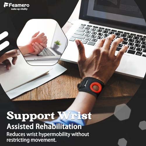 TFCC Wrist Brace Ulnar Wrist Brace with Compression Rring Pad for Ulnar Sided Wrist Pain, TFCC Tear, Repetitive Wrist Use Injury, DRUJ Instability (L/XL)