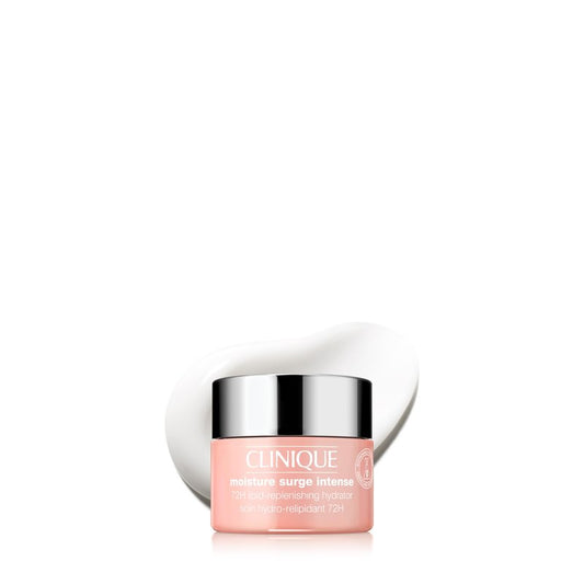 Clinique Moisture Surge Intense 72H Lipid-Replenishing Hydrator Face Moisturizer With Aloe Water + Cica | Hydrating + Moisturizing, Mini Travel Size, 0.5 Fl Oz
