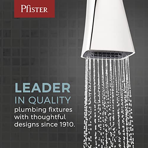 Pfister Stellen Kitchen Faucet with Pull Down Sprayer, Single Handle, High Arc, Polished Chrome Finish, LG529SAC