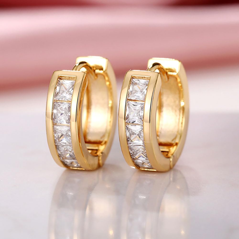 Histone Lymphatic Earring For Women, Lovefinity™ Honorable Joy Halolux Lymphvity Magnetotherapy Germanium Earrings Hoop Jewelry Gifts (Gold+Silver)