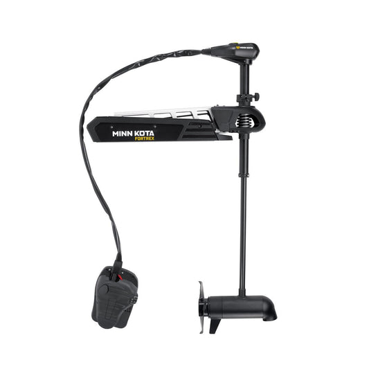 Minn Kota Fortrex Bow-Mount Electric Trolling Motor with Dual Spectrum Chirp Sonar – 112 Lb. Thrust, 45 in. Shaft, Freshwater