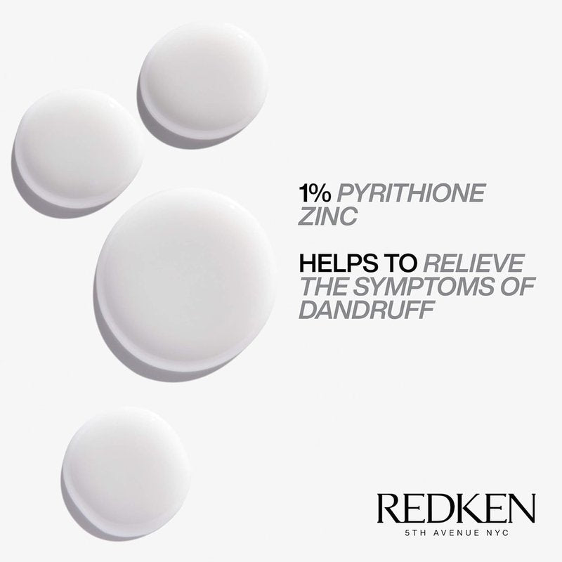 Redken Scalp Relief Dandruff Control Shampoo - Soothes Scalp & Controls Dandruff, Dermatologist Tested