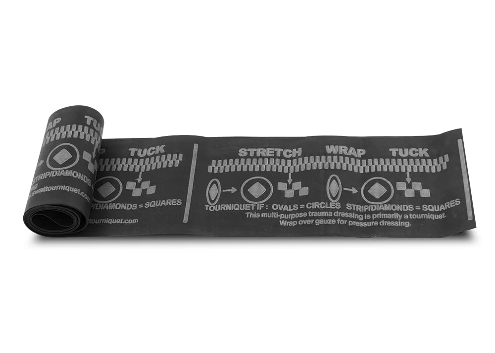 SWAT-T™ Tourniquet Black by Safeguard Medical, Emergency First Aid Equipment for Massive Hemorrhage Control, Made in The USA