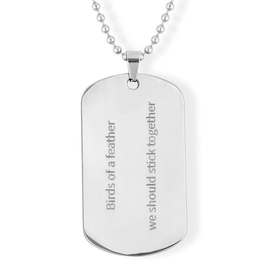 Mikovivi Birds of a Feather Necklace, Stainless Steel Singer Album Inspired Merch with Flannel Trendy Pendant Necklace Jewelry Gifts for Concert Fans