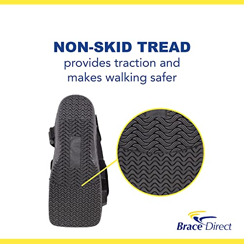 Deluxe Post Op Shoe - Adjustable Medical Support for Broken Toes, Foot Injuries, Fractures, Bunions and Surgical Recovery L3260 - Size S (Men’s US 7.5-9 / Women’s US 8.5-10)