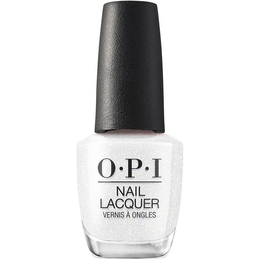 OPI Nail Lacquer Snatch'd Silver | Sheer Soft White Glitter Chip Resistant Nail Polish Your Way Collection