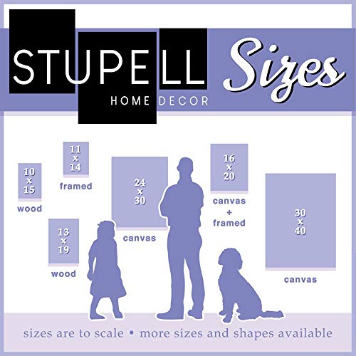 Stupell Industries La Toilette Aqua and Brown Scallop Shell Crest, Design by Bonnie Wrublesky White Framed Wall Art, 24 x 30
