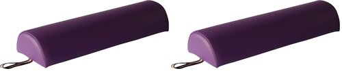 Master Massage 6" Half Round Bolster - Purple (Pack of 2)