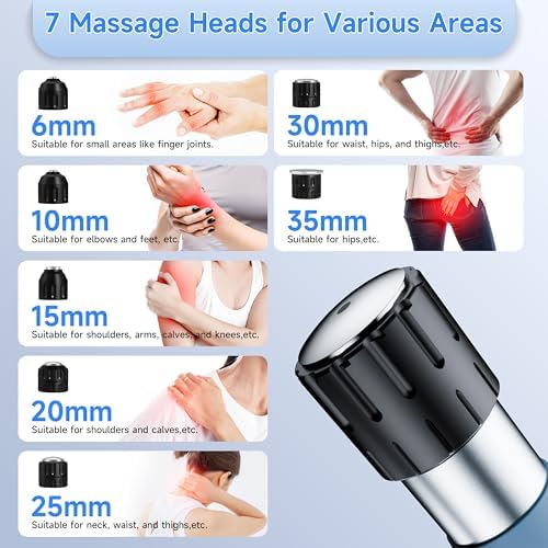 2025 New Shockwave Therapy Machine for Joint & Muscle Pain Relief, Focused Shockwave Therapy, Non-Invasive Extracorporeal ESWT Shock Wave Therapy Device, Safe Use, Ideal for Home & Clinical Use(White)