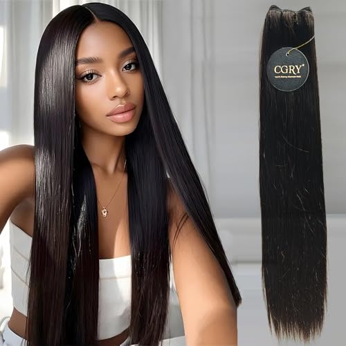 Raw Indian Hair Bundles Straight Human Hair Unprocessed Virgin Real Raw Remy Virgin HumanHair Extensions Triple Lifespan, Reusable 18inch