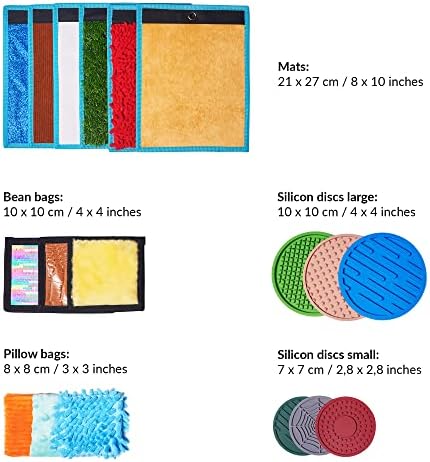 ODOXIA Sensory Mats for Autistic Children | Sensory Tiles for Kids | Mats, Discs & Bean Bags | Sensory Wall Panel | Multi-Sensory Exploration | Sensory Toys | Sensory Room Equipment | Tactile Play
