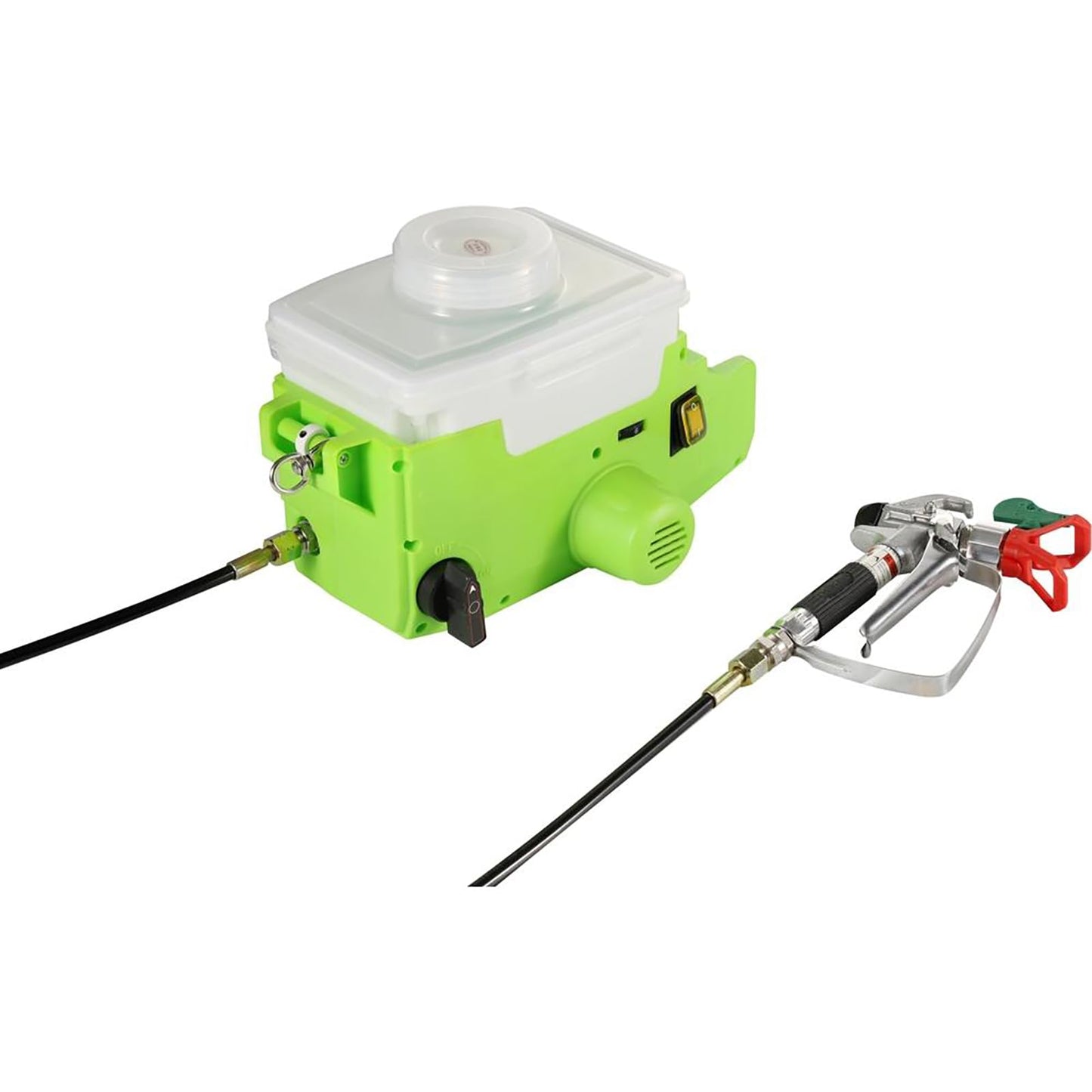 Cordless Airless Paint Sprayer, 500W High Efficiency Battery-Powered Spray Gun with 4000mAh Battery, 15MPa/3000PSI Pressure for Interior/Exterior Walls, Fence