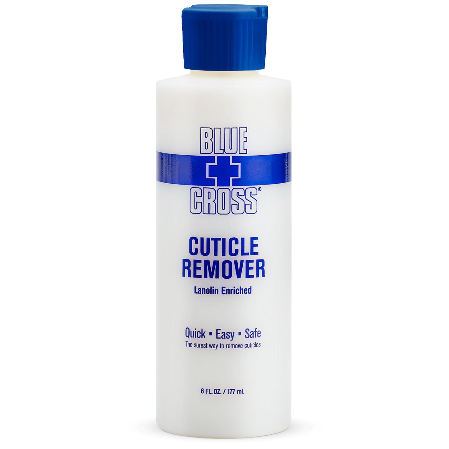 Blue Cross Hydrating, Moisturizing, Strengthening Cuticle Remover Oil with Lanolin + Extra Strength Callus Remover Gel for Heel or Feet, 6 oz each, 2 pack Bundle