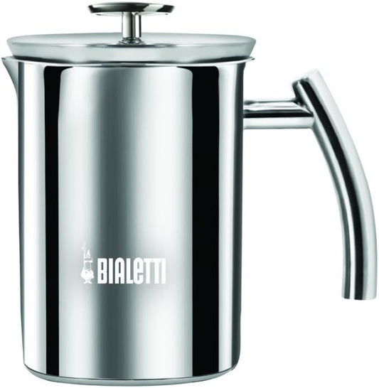 Bialetti Cappuccino Machine Milk Frother, Small, 200 milliliters, Steel