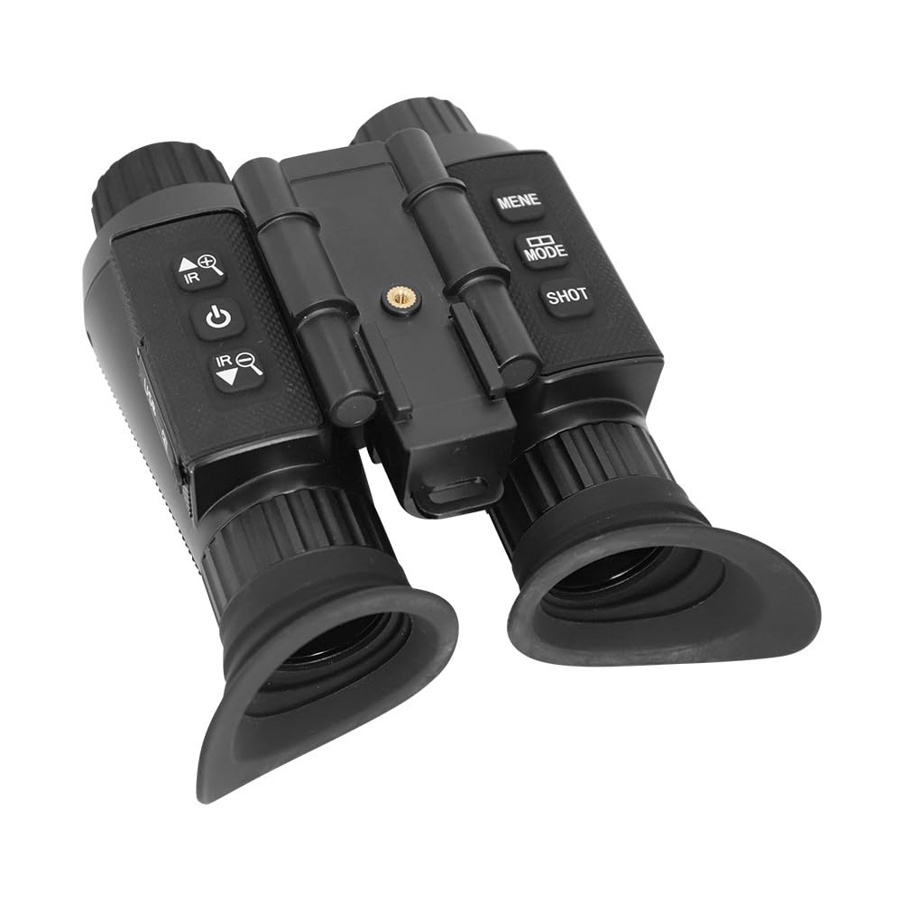 4K Night Vision Goggles, Head-Mounted Binoculars for Hunters, Infrared NVG, 1X to 8X Digital Zoom, Nightvision Scope Infrared Goggles for Hunting