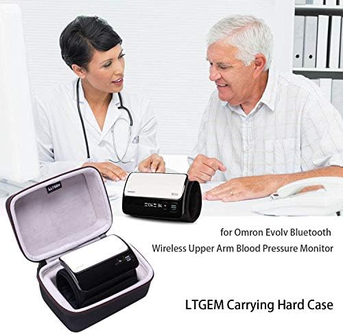 LTGEM Case Compatible with Omron BP7000 Evolv Upper Arm Blood Pressure Monitor, Case Only