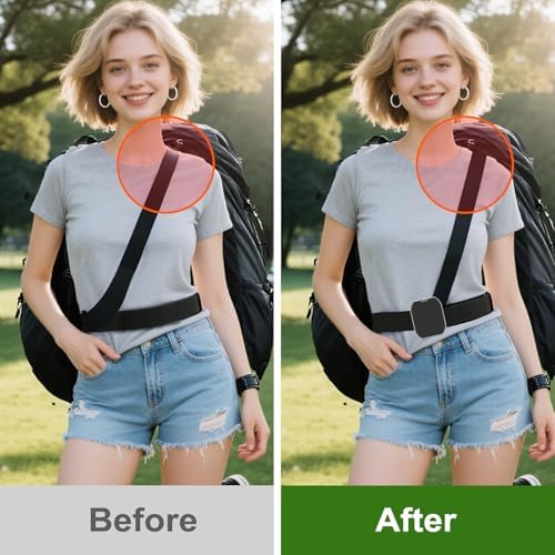 2Pack Shoulder Strap Adjuster for Adults and Kids, Keeps Shoulder Strap from Hanging Around The Neck, Relieves Neck Pressure