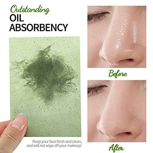 FANDAMEI Oil Blotting Sheets For Face, 600 PCS Oil Blotting Papers, Blotting Paper for Oily Skin, Oil Control Film, Oil Absorbing Sheets For Face, Oil Absorbing Tissues