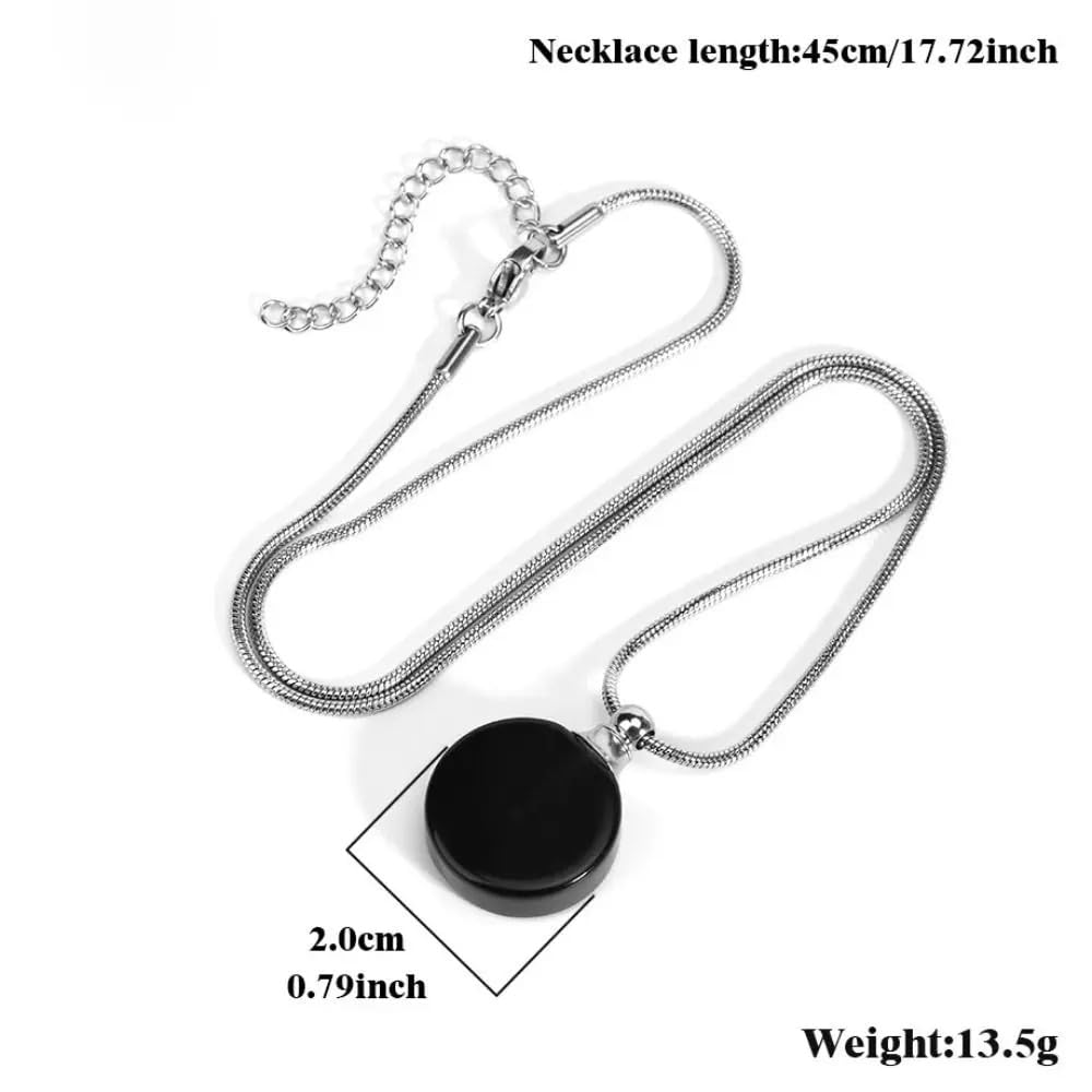 925 Sterling Silver Essential Oil Necklace For Women And Men, 14K Gold Filled Natural Stone Round Perfume Bottle Necklace, Essentials Oil Diffuser Vial Necklace (4 - Essential Oil Necklace)