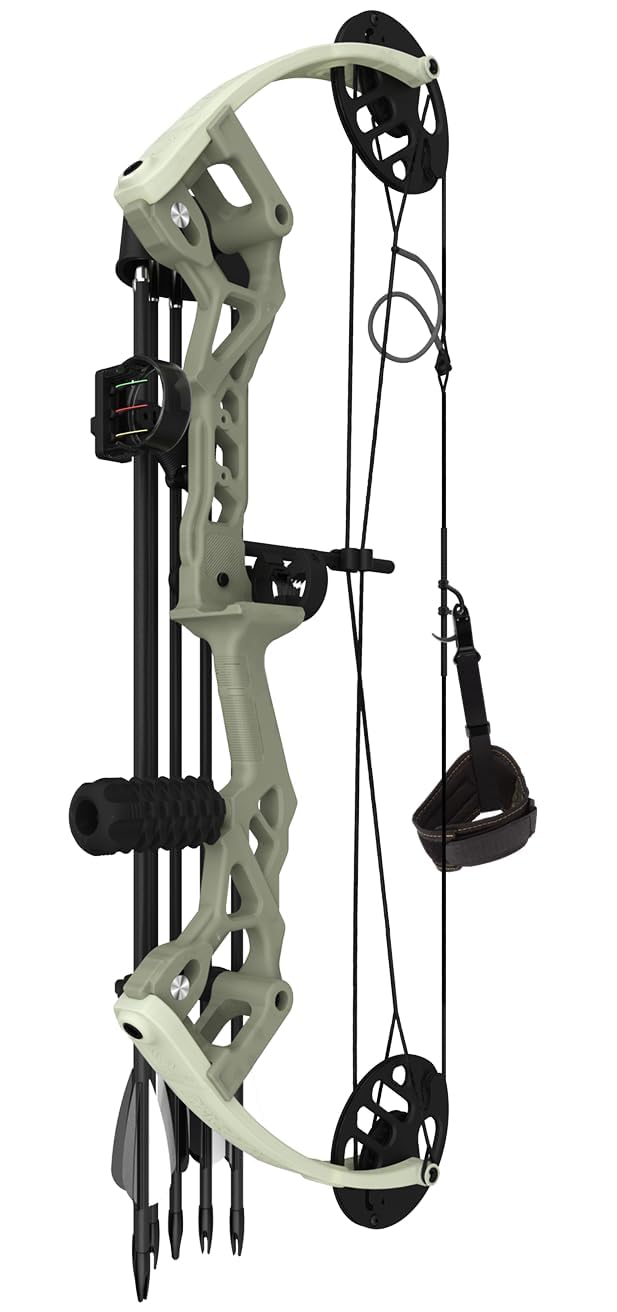 Sanlida Archery Dragon X6 Compound Bow Kit for Youth, Kids & Beginners, Bow and Arrows Set, 19”-28” Draw Length, 15-30 LBS Draw Weight, RH Only