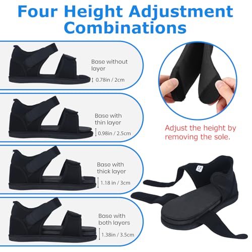 Shoe Balancer Shoe Leveler for Use with Walking Boots or Leg Lenght Adjustments, Shoes Lift for Men and Women (Small)