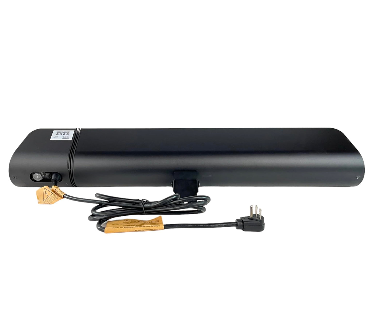 SunWave 2000-Watt Black Carbon LED Screen Infrared Patio Heater, Wireless Remote Controlled with 6 Heat Levels, Electric 220-240v Residential or Commercial by Muskoka Lifestyle Products