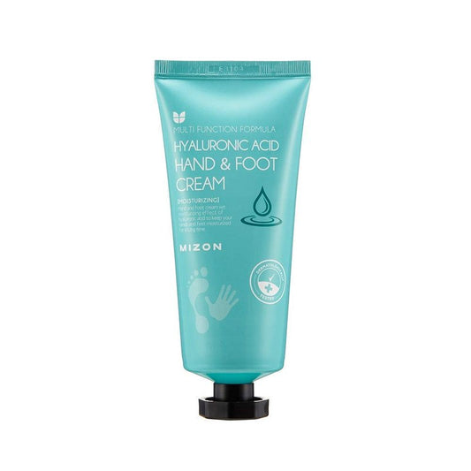 MIZON Hand Cream for Dry Cracked Hands, Elbows, and Heels, with Hyaluronic Acid, Instant Hydration for Skin, Hydrating and Moisturizing for Soft Supple Hands, Light and Non-Greasy 100ml 3.38 fl oz