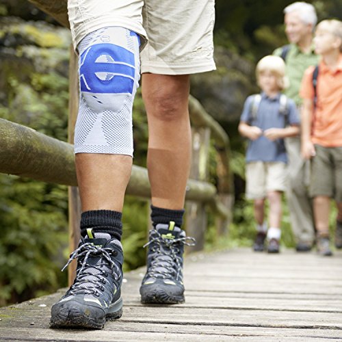 Bauerfeind - GenuTrain P3 - Patella Knee Support - for Misalignment of The Kneecap - Left Knee -Size 1 - Color Nature