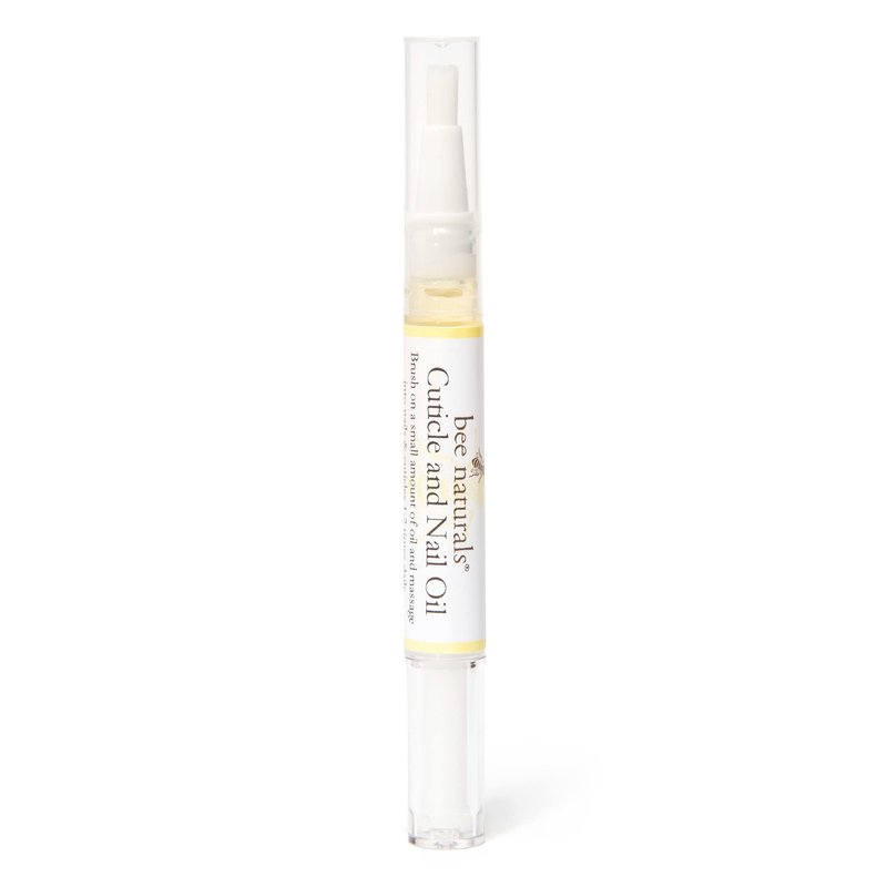 Bee Naturals Nail & Cuticle Oil Kit – Nourishing Nail Strengthener with Vitamin E, Olive & Avocado Oils – Lavender Lemon & Tea Tree Aromatherapy – Easy Pen Applicator for Healthy, Revitalized Nails