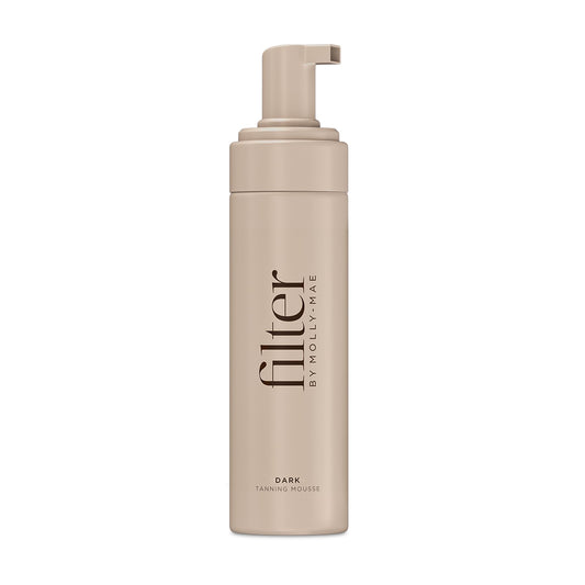 Filter by Molly-Mae Self Tanner Mousse | Dark Shade | Sunless Tanning Foam | Streak-Free, Sunkissed Buildable Face & Body Tan | Fast-Drying Skin-Friendly Formula | Vegan & Cruelty Free | 6.7 fl oz