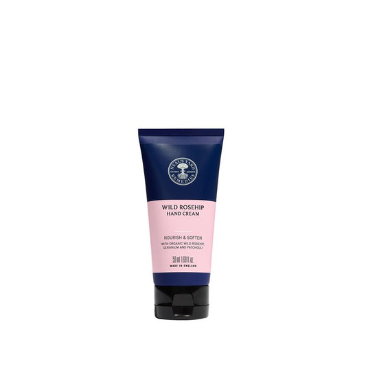 Neal's Yard Wild Rose Hand Cream, Nourishing Hand Lotion, Softens & Balances Dry Skin, Vegan Approved & Cruelty-Free, 50mL