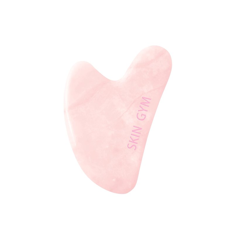 Skin Gym Rose Quartz Gua Sha & Signature Oil Kit | Holiday Radiance Boosting Duo | Facial Contouring & Skin Rejuvenation | All-in-One Exfoliating, Smoothing & Moisturizing Face Oil | AM/PM Compatible