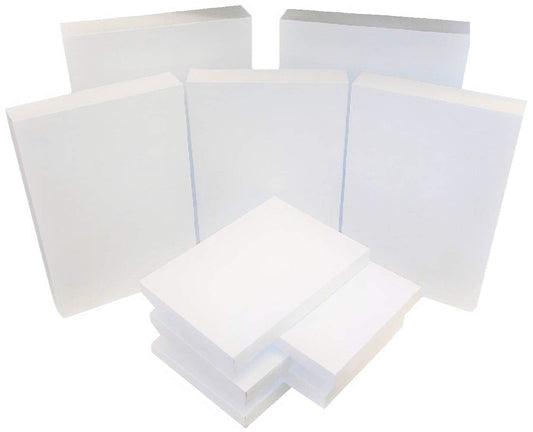 ALEF Set of 10 White Gift Wrap Boxes with Lids – 3 Sizes (17", 14", 10") – Sturdy, Reusable, and Versatile for Holidays, Weddings, Birthdays, and More