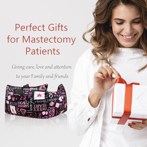 Mastectomy Pillow - Post Surgery Pillow, Breast Pillow for Sleeping After Heart Surgery, Lumpectomy Pillow, Breast Reduction & Augmentation Pillow Double Mastectomy Gifts for Women