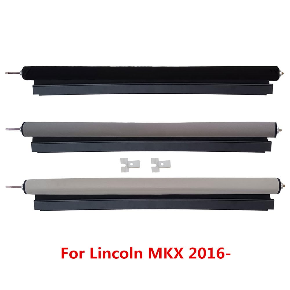 YIFOUM Car Panorama Sunroof Sunshade Curtain Cover Assembly for Lincoln MKX 2016- (Black)