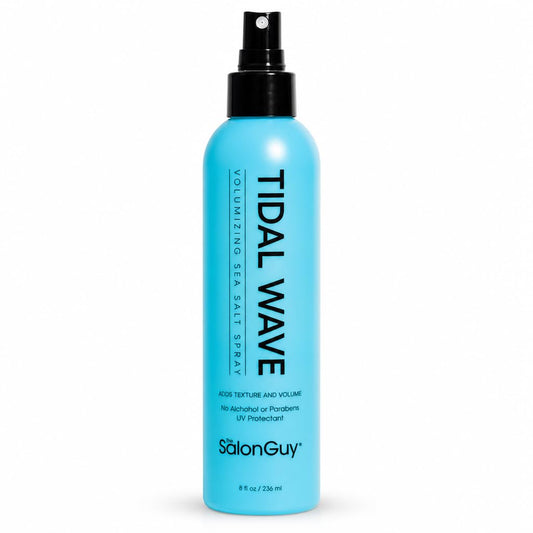 THESALONGUY Tidal Wave Sea Salt Spray for Hair – Volumizing & Texturizing Beach Wave Spray for Men & Women | Matte Finish, Light Hold, Alcohol-Free | All Hair Types | 8 oz