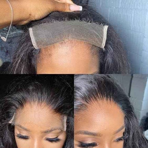 Topnormantic Invisible 5x5 HD Lace Closure, 12A Brazilian Human Hair HD Lace Closure Free Part Silk Straight Virgin Hair HD Transparent Lace Closures Pre Plucked with Baby Hair Natural Color 18 Inch