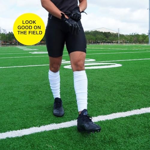 SLEEFS Football Leg Sleeves [1 Pair] - For Adult & Youth - Calf Compression Sleeves for Men and Boys