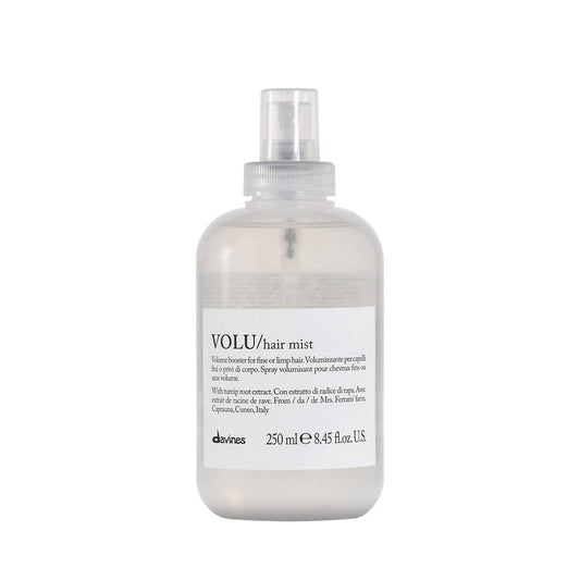 Davines VOLU Mist, Leave-On Root Lifting Spray for Added Volume Suitable for All Hair Types - Weightless Formula Leaves Hair Soft and Shiny with Turnip Root Extract, 8.45 Fl Oz