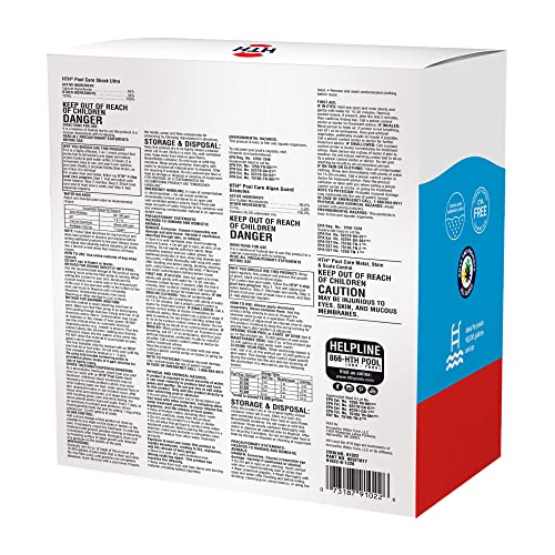 HTH 91022 Swimming Pool Care Kit, Opening and Closing Swimming Pool Supplies, 4 lbs