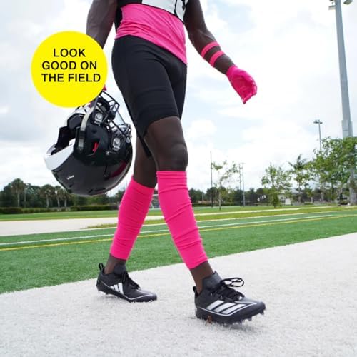 SLEEFS Football Leg Sleeves [1 Pair] - For Adult & Youth - Calf Compression Sleeves for Men and Boys