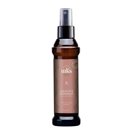 MKS eco X, Isle of You Scent - 4 fl oz - Leave-In Treatment & Detangler - Moroccan Argan Oil, Hemp Seed Oil - Vegan & Cruelty Free