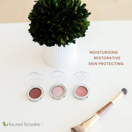 Lauren Brooke Cosmetiques Cream Eyeshadow | Natural Organic, Richly Pigmented Eye Makeup, Creme Eyeshadow For Women (Plum Fairy (Matte))